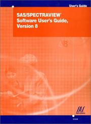 Cover of: SAS/SPECTRAVIEW software user's guide: version 8.