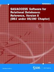 Cover of: SAS/ACCESS Software for Relational Databases by SAS Publishing