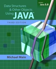 Cover of: Data structures and other objects using Java