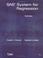 Cover of: SAS System for regression