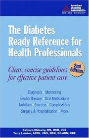 Cover of: Diabetes Ready-Reference Guide for Health Care Professionals