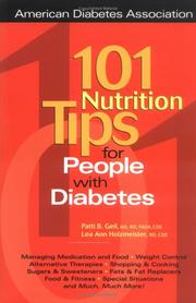 Cover of: 101 Nutrition Tips For People with Diabetes by Patricia Bazel Geil, Lea Ann Holzmeister