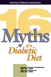 Cover of: 16 Myths of a Diabetic Diet