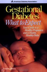 Cover of: Gestational Diabetes by American Diabetes Association