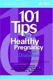 Cover of: 101 Tips for a Healthy Pregnancy with Diabetes