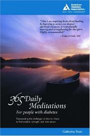 Cover of: 365 Daily Meditations for People with Diabetes