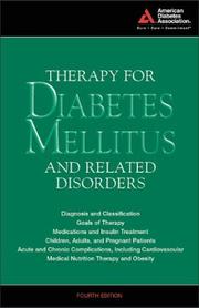 Cover of: Therapy for Diabetes Mellitus | Harold Lebovitz