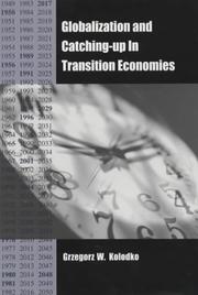 Cover of: Globalization and Catching-Up in Transition Economies (Rochester Studies in Central Europe)