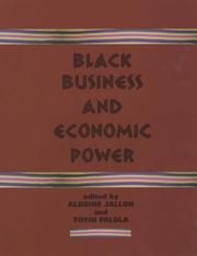 Cover of: Black Business and Economic Power (Rochester Studies in African History and the Diaspora) by 
