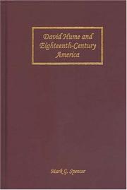 Cover of: David Hume and Eighteenth-Century America (Rochester Studies in Philosophy) (Rochester Studies in Philosophy)