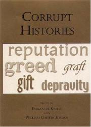 Cover of: Corrupt Histories (Studies in Comparative History) by 