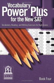 Cover of: Vocabulary Power Plus for the SAT, Book 4