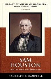 Cover of: Sam Houston and the American Southwest
