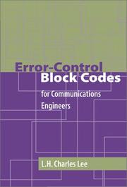 Cover of: Error-control block codes for communications engineers