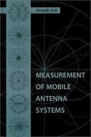 Cover of: Measurement of Mobile Antenna Systems