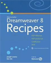 Cover of: Macromedia Dreamweaver 8 Recipes by Joseph Lowery, Eric Ott, Joseph Lowery, Eric Ott