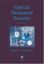 Cover of: Optical document security