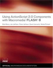 Cover of: Using ActionScript 2.0 Components with Macromedia Flash 8