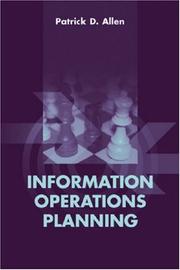 Cover of: Information Operations Planning