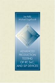 Cover of: Advanced Production Testing of RF, SoC, and SiP Devices | Joe Kelly