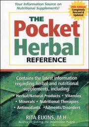 Cover of: The Pocket Herbal Reference by Rita Elkins