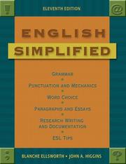English simplified by Blanche Ellsworth, John A. Higgins
