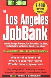 Cover of: The Los Angeles Jobbank