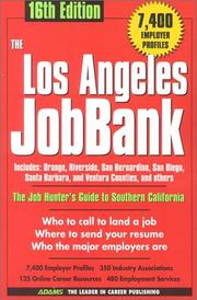 Cover of: The Los Angeles Jobbank by Michelle Roy Kelly