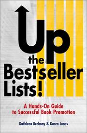 Cover of: Up the Bestseller Lists!: A Hands-On Guide to Successful Book Promotion