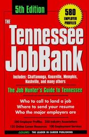 Cover of: The Tennessee Jobbank by Michelle Roy Kelly