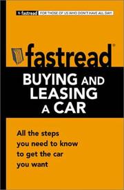 Cover of: Buying and Leasing a Car | Tere Drenth