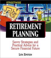 Cover of: Streetwise Retirement Planning: Savvy Strategies and Practical Advice for a Secure Financial Future (Adams Streetwise Series)