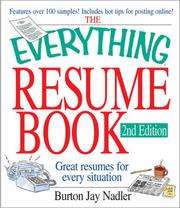 Cover of: The Everything Resume Book: Great Resumes for Every Situation (Everything Series)