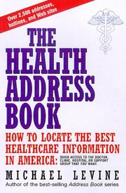 Cover of: The health address book