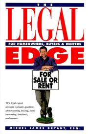 Cover of: The Legal Edge: Expert Answers to Everyday Questions about Renting, Buying, Home Ownership, Landlords, and Tenants