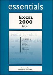 Cover of: Excel 2000 Essentials Basic