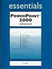 Cover of: PowerPoint 2000 advanced