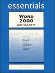 Cover of: Word 2000 Essentials Intermediate