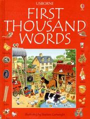 Cover of: First 1000 Words - English (First Thousand Words) by Heather Amery, Stephen Cartwright, Heather Amery