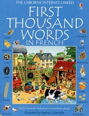 Cover of: First Thousand Words in French (First Thousand Words) by Heather Amery, Stephen Cartwright