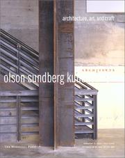 Cover of: Olson Sundberg Kundig Allen Architects: Architecture, Art, and Craft