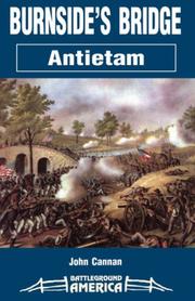 Cover of: Burnside's Bridge : Antietam (Battleground America Series) (Battleground America)
