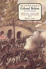 The Civil War journal of Colonel William J. Bolton by Bolton, William, J.