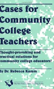 Cases for Community College Teachers by Rebeca Kamm