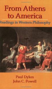 Cover of: From Athens to America: Readings in Western Philosophy