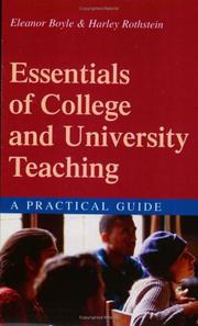 Cover of: Essentials of College and University Teaching: A Practical Guide