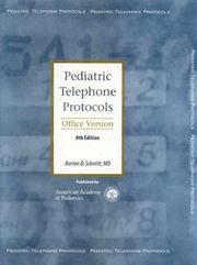 Cover of: Pediatric Telephone Protocols: Office Version (Binder)