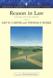 Cover of: Reason in Law Update, Longman Classics Edition (7th Edition) (Longman Classics (Pearson))
