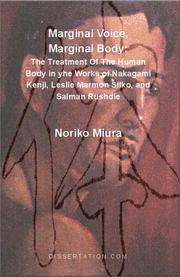 Cover of: Marginal Voice, Marginal Body by Noriko Miura