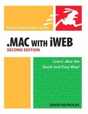 Cover of: .Mac with iWeb